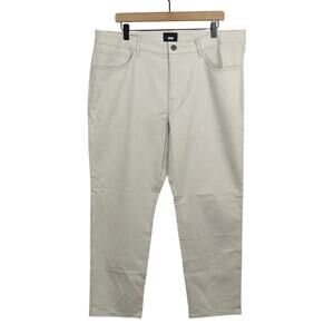 Away The Staple Pant Mens 40 Light Khaki Tan‎ Golf Stretch Travel Athleisure